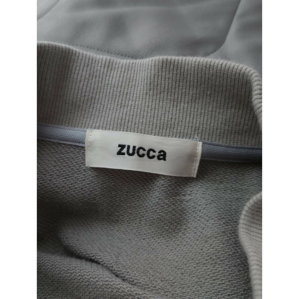 ZUCCa ズッカ ライナー ドッキング 長袖 ロング スウェット ワンピース グレー M【中古】
