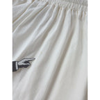 atelier naruse アトリエナルセ cotton patch pocket skirt コットン 綿 100％ パッチ ポケット ギャザー ロング スカート 白【中古】