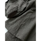 GRANDMA MAMA DAUGHTER toro グランマママドータートロ 2Pセットアップエンブロイダリーノーカラーシャツ サイドジップパンツ 1グレー【中古】