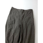 GRANDMA MAMA DAUGHTER toro グランマママドータートロ 2Pセットアップエンブロイダリーノーカラーシャツ サイドジップパンツ 1グレー【中古】