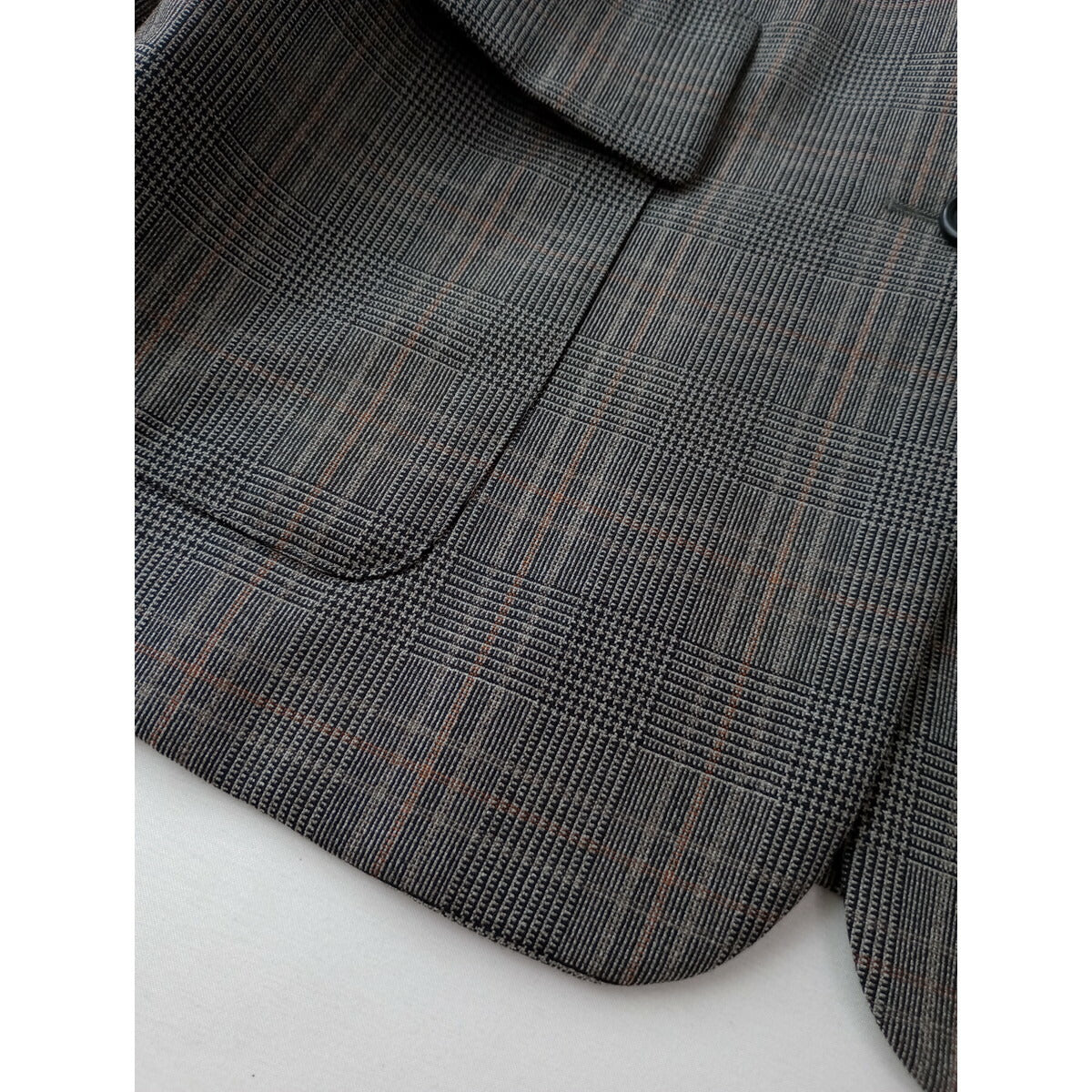 MARGARET HOWELL マーガレットハウエル OVERCHECK WOOL テーラード ジャケット ウール 毛 100％ 1 グレー【中古】