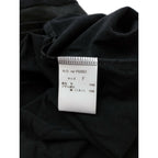 ateliernaruse アトリエナルセ wool&linen bosom shirt c&s ウール＆リネン ブザム 長袖 シャツ カットソー 黒 ブラック中古】