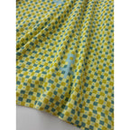 23SS mina perhonen ミナペルホネン cross flower クロスフラワー カットソー Tシャツ トップス イエロー 黄色 38【中古】