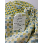 23SS mina perhonen ミナペルホネン cross flower クロスフラワー カットソー Tシャツ トップス イエロー 黄色 38【中古】