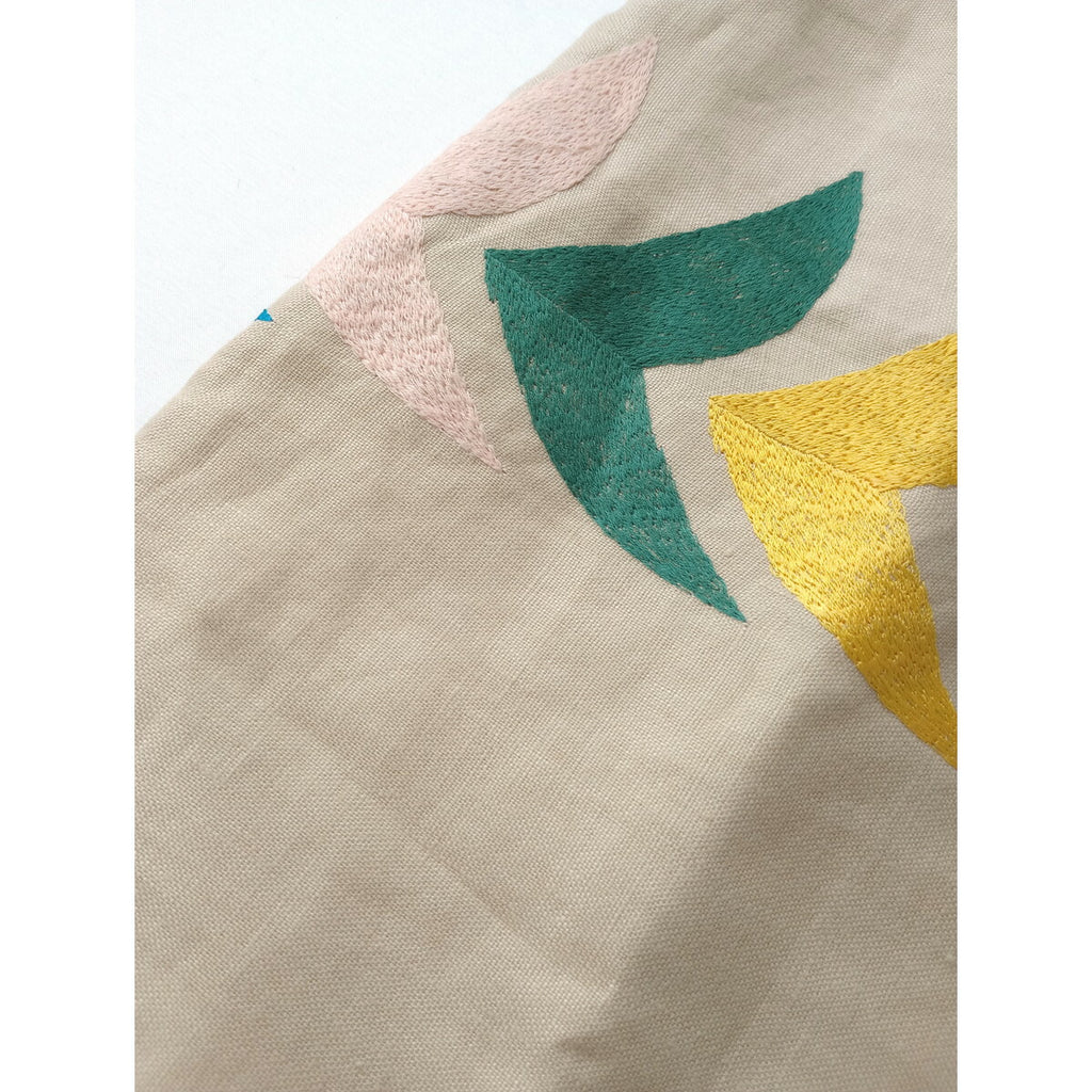 mina perhonen ミナペルホネン bird リネン スカート バード ライトベージュ【中古】