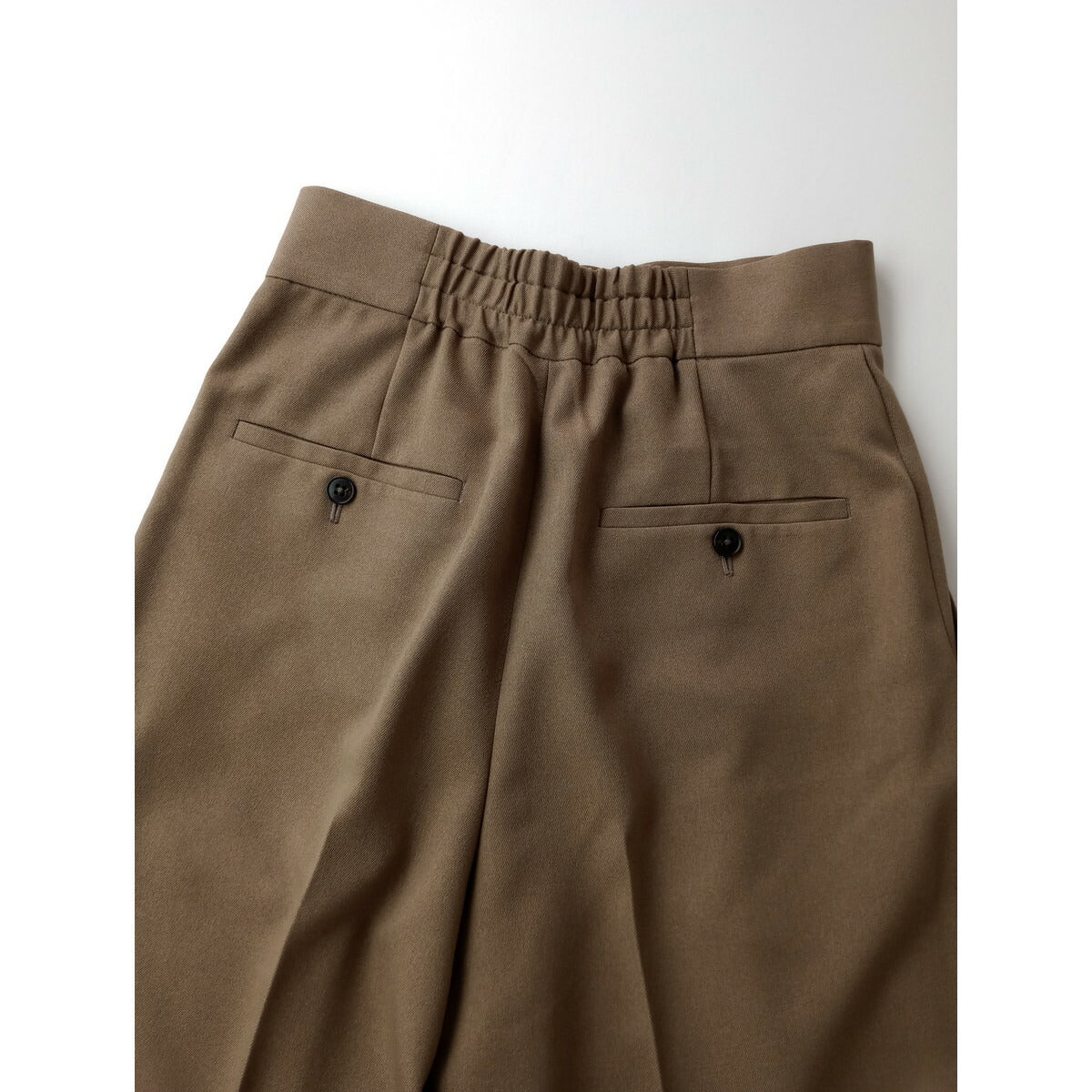 新品 24AW uncrave STANDARD アンクレイヴ 【手洗い可】グラシエウォーム ストレート パンツ ブラウン ベージュ 0
