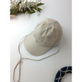 CLANE × KIJIMA TAKAYUKI クラネ キジマタカユキ コットン 綿 100％ DETACHABLE STRAP 6PANEL CAP キャップ 帽子 ベージュ 1【中古】