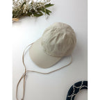 CLANE × KIJIMA TAKAYUKI クラネ キジマタカユキ コットン 綿 100％ DETACHABLE STRAP 6PANEL CAP キャップ 帽子 ベージュ 1【中古】