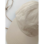 CLANE × KIJIMA TAKAYUKI クラネ キジマタカユキ コットン 綿 100％ DETACHABLE STRAP 6PANEL CAP キャップ 帽子 ベージュ 1【中古】