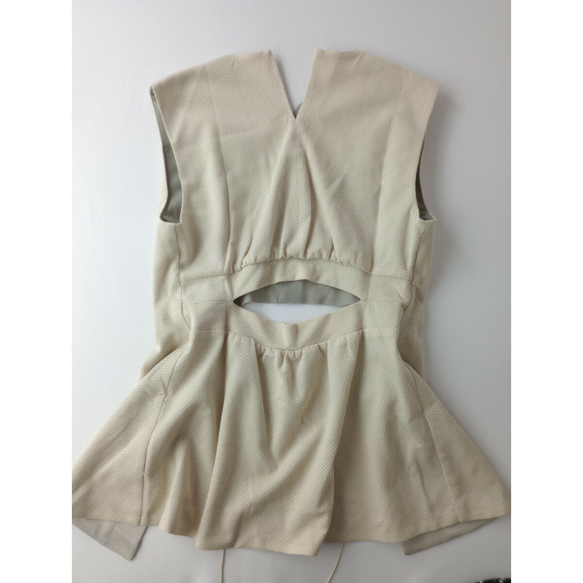 新品 Jens イェンス SHEER VEST DR 149 シアー ベスト 2 カーキ アイボリー