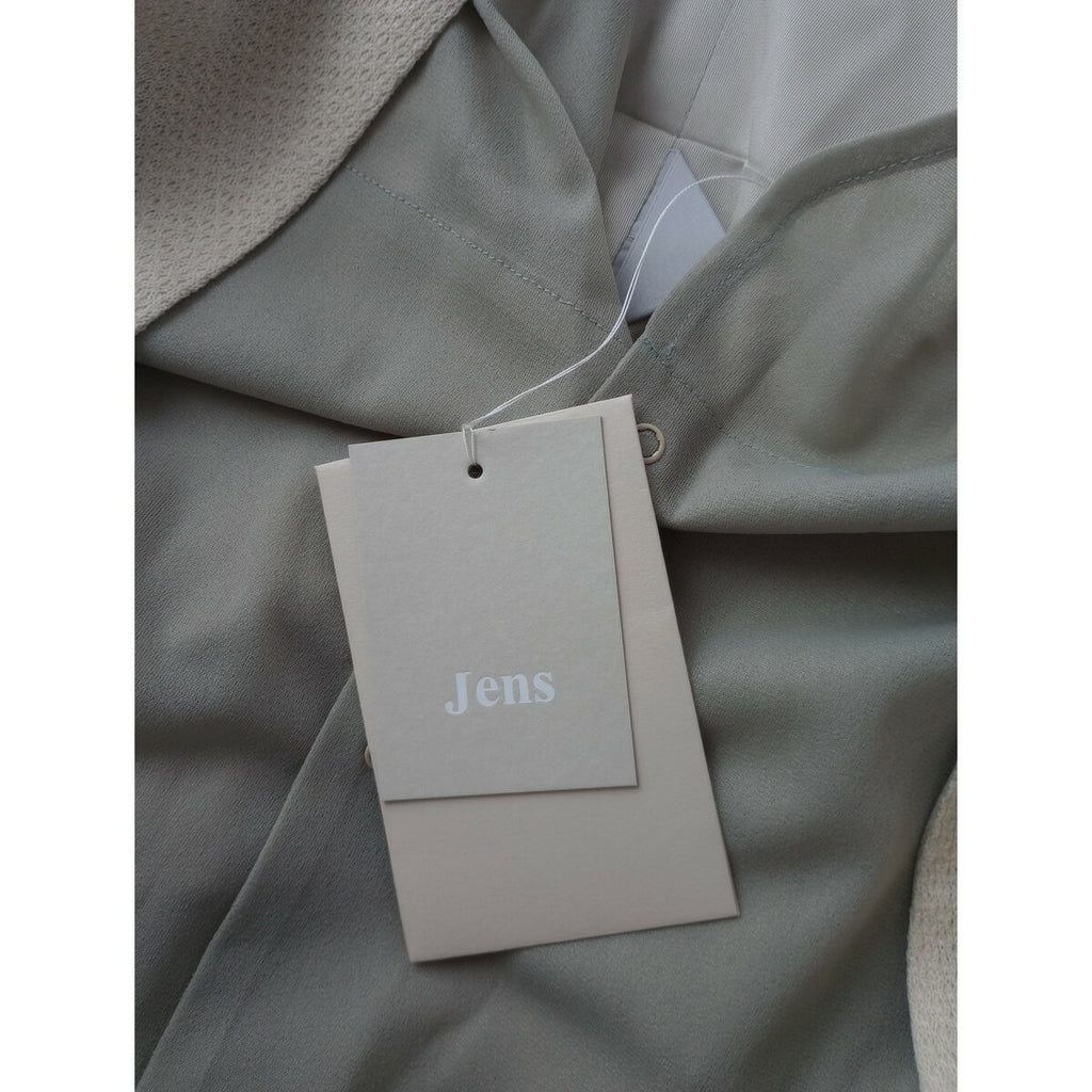 新品 Jens イェンス SHEER VEST DR 149 シアー ベスト 2 カーキ アイボリー