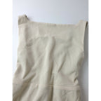 新品 Jens イェンス SHEER シアーロング ワンピース カーキ アイボリー