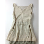 新品 Jens イェンス SHEER シアーロング ワンピース カーキ アイボリー