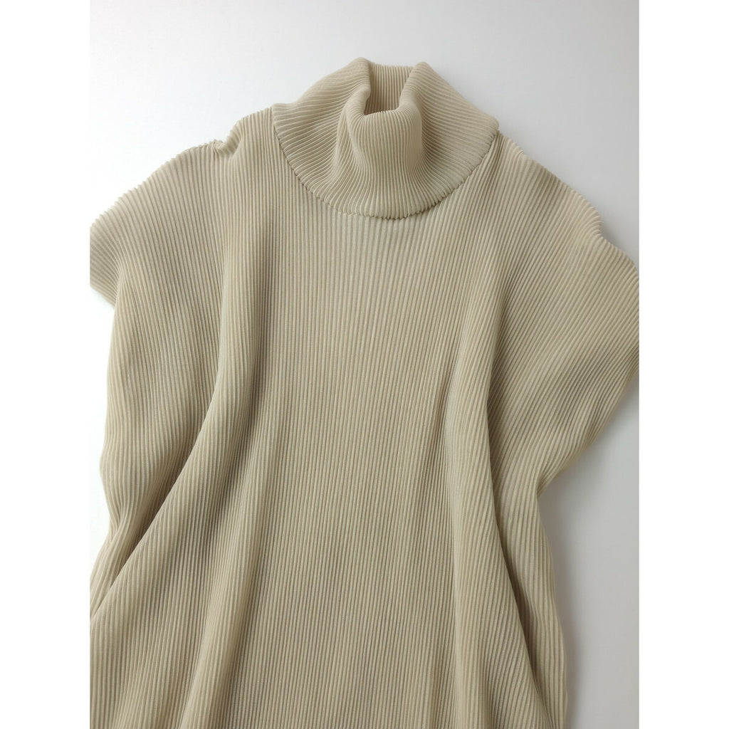 Jens イェンス プリーツ ドレス ロンワンピーアイボリー【中古】