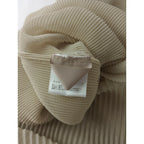 Jens イェンス プリーツ ドレス ロンワンピーアイボリー【中古】
