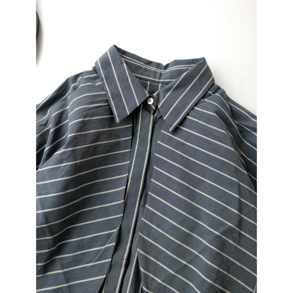 RIM.ARK リムアーク Covered sleeves SH カバードスリーブス シャツ トップス 長袖 くすみネイビー FREE