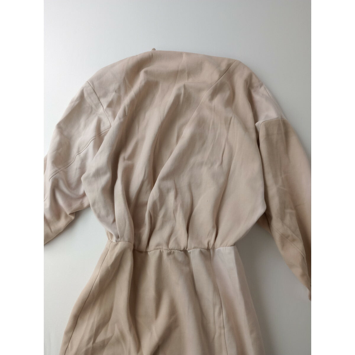 Mame Kurogouchi マメ クロゴウチ コットン 綿 100％ 板締め絞り 長袖 ワンピース ピンク 2【中古】