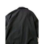 RIM.ARK リムアーク Open collar I line OP オープンカラー Iライン ロング 長袖 ワンピース 黒 ブラック 36【中古】