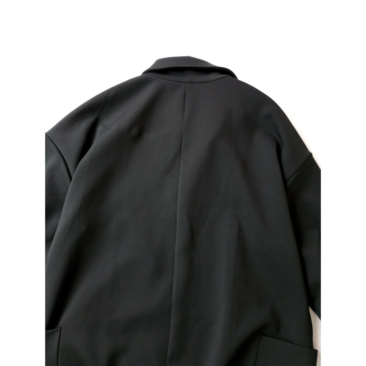 RIM.ARK リムアーク Open collar I line OP オープンカラー Iライン ロング 長袖 ワンピース 黒 ブラック 36【中古】