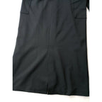 RIM.ARK リムアーク Open collar I line OP オープンカラー Iライン ロング 長袖 ワンピース 黒 ブラック 36【中古】