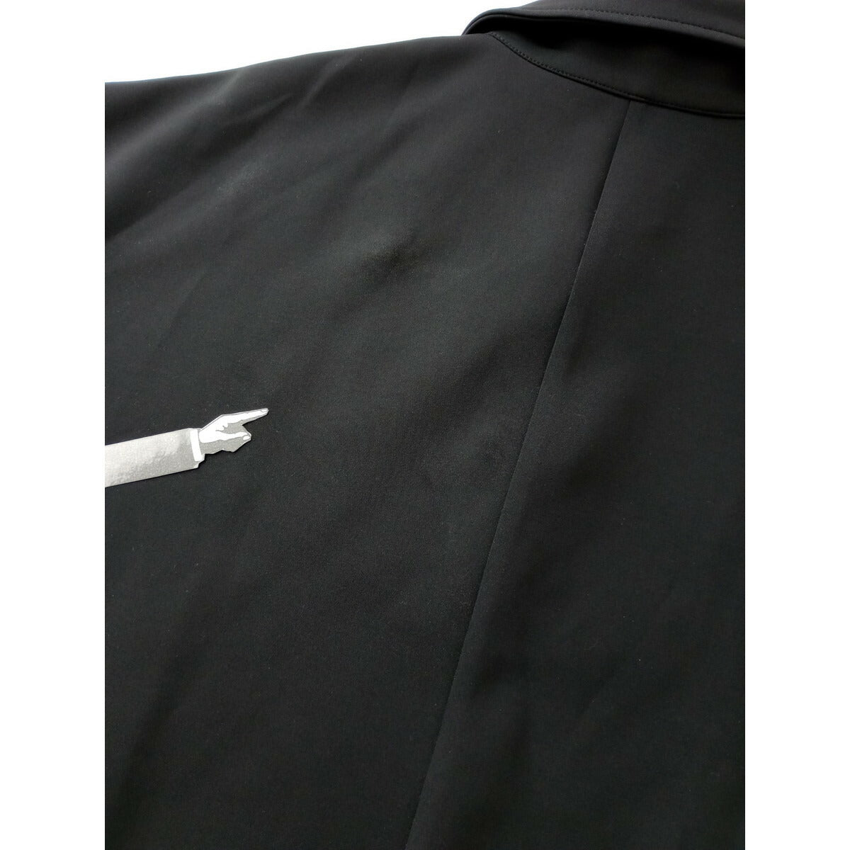 RIM.ARK リムアーク Open collar I line OP オープンカラー Iライン ロング 長袖 ワンピース 黒 ブラック 36【中古】