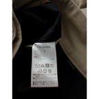 24AW MARGARET HOWELL マーガレットハウエル ORGANIC COTTON TWILL オーガニック コットン 100％ タック パンツ ベージュ 0【中古】