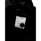 MARGARET HOWELL マーガレットハウエル WASHED COTTON SATIN コットン 綿 100％ 襟 ロング 長袖 シャツ ワンピース 黒 ブラック 2【中古】