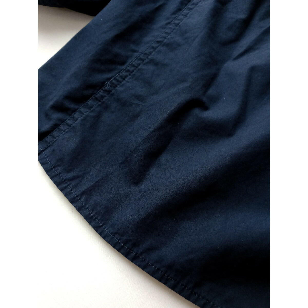 24AW HOUSE OF LOTUS ハウス オブ ロータス ピマ コットン 綿 100％ レースアップ ブラウス 長袖 トップス ネイビー M【中古】