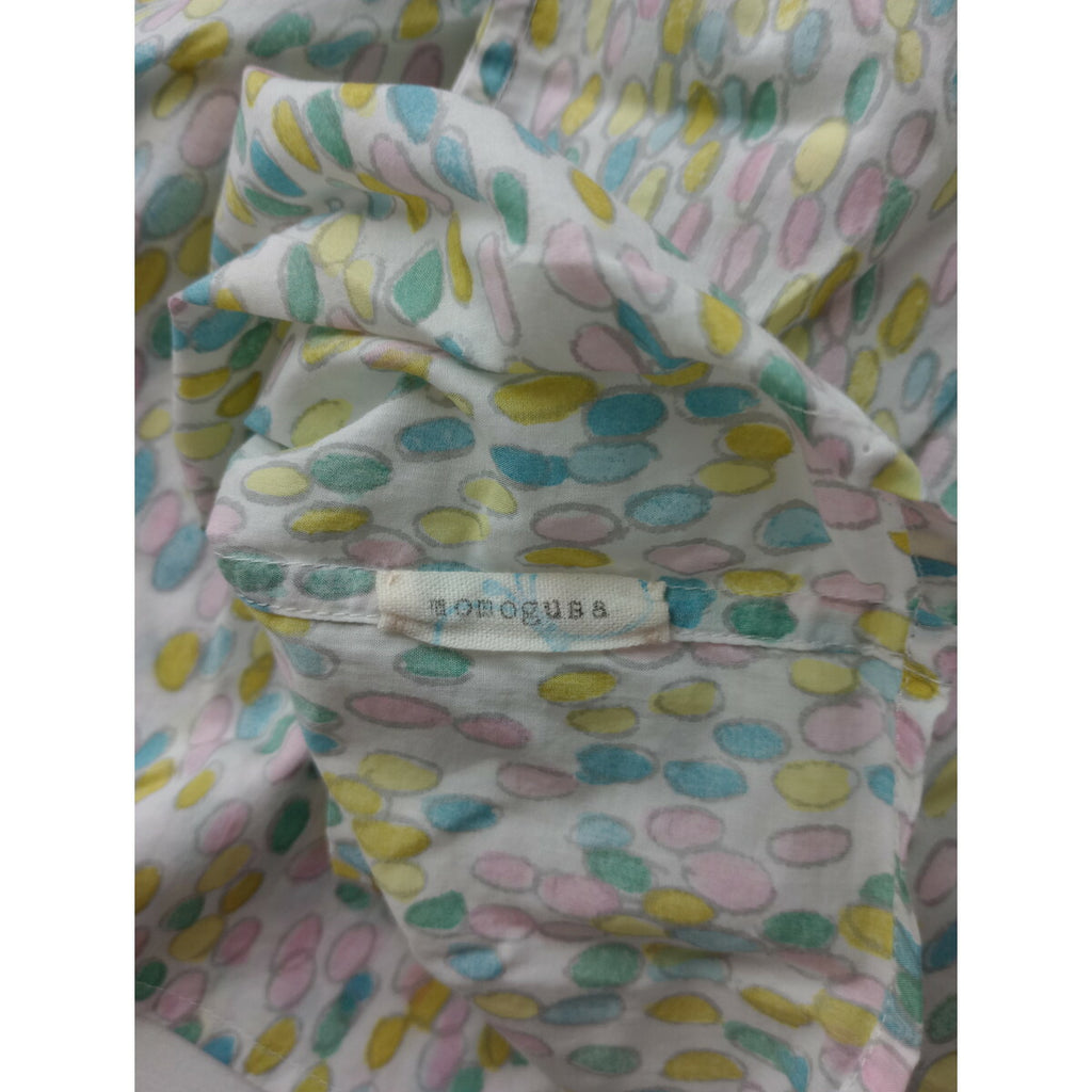 ミナペルホネン × ギャルリ百草 mina perhonen momogusa jelly beans 百草 サロン スカート 白【中古】