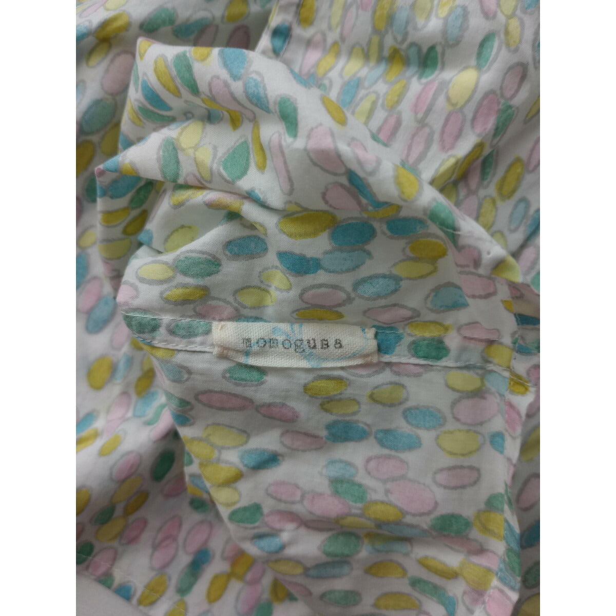 ミナペルホネン × ギャルリ百草 mina perhonen momogusa jelly beans 百草 サロン スカート 白【中古】