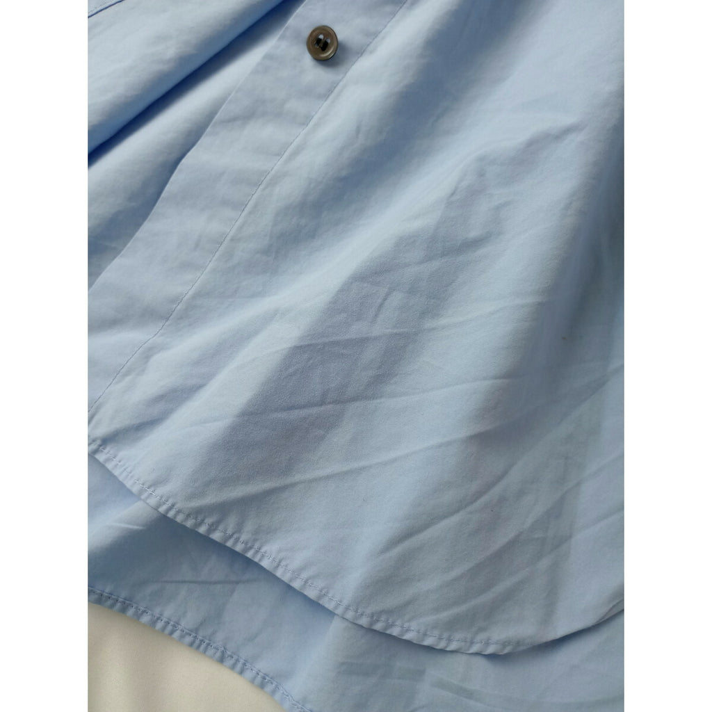 my weakness マイウィークネス ともさかりえ コットン 綿 100％ 長袖 シャツ ブルー FREE【中古】