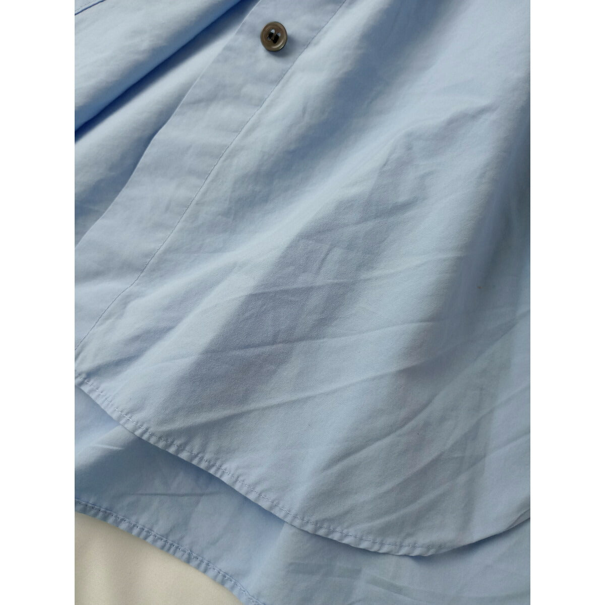 my weakness マイウィークネス ともさかりえ コットン 綿 100％ 長袖 シャツ ブルー FREE【中古】