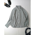 23SS MARGARET HOWELL マーガレットハウエル COTTON VOILE コットン 綿 100％ 長袖 シャツ ライトブルー 1【中古】