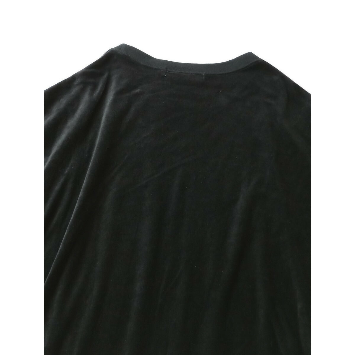 Veritecoeur ヴェリテクール ベロア イージーTEE トップス カットソー 黒 ブラック【中古】