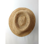 25SS KIJIMA TAKAYUKI キジマタカユキ STRAW HAT ラフィア ストロー ハット 麦わら帽子 ベージュ (AM＋3895)【中古】