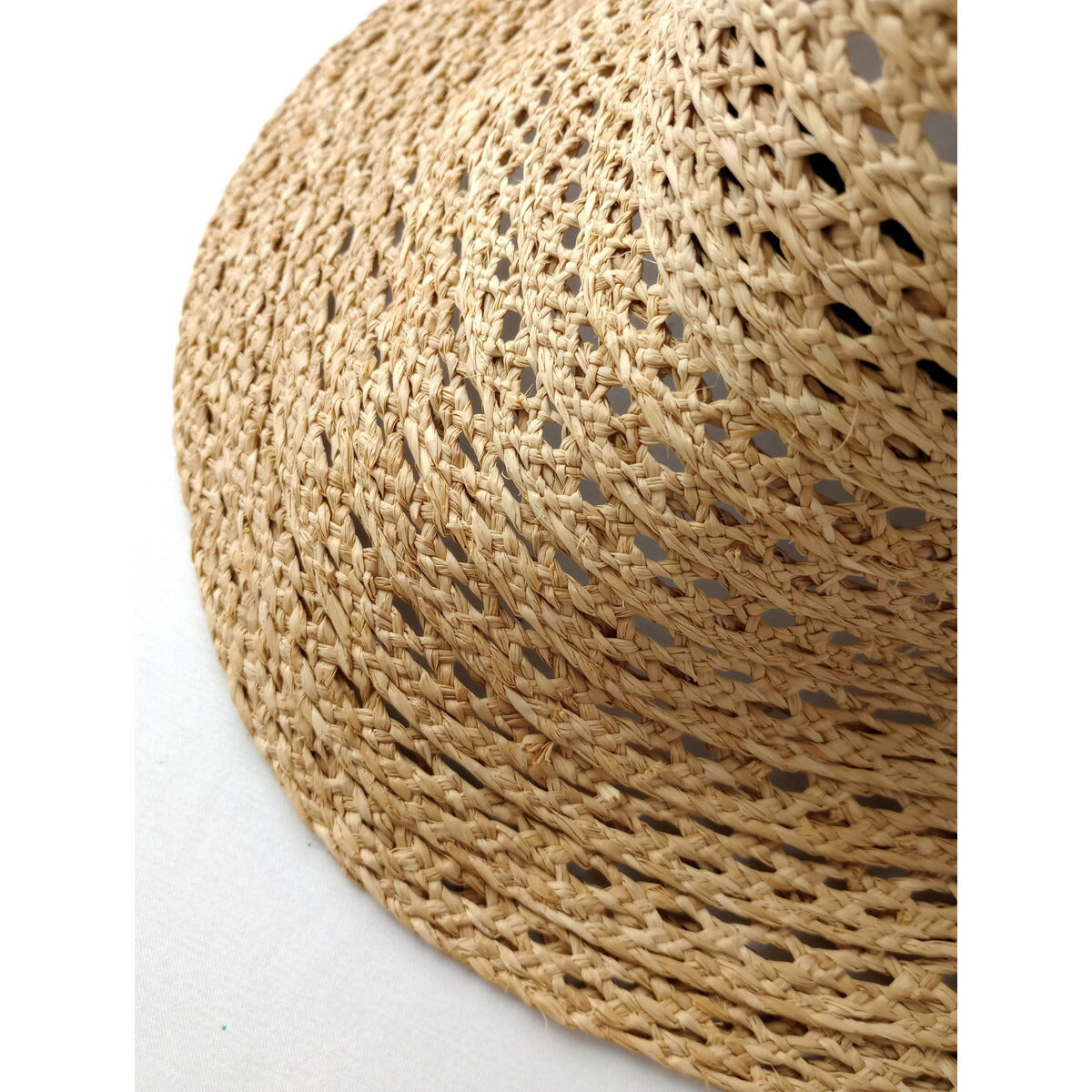 25SS KIJIMA TAKAYUKI キジマタカユキ STRAW HAT ラフィア ストロー ハット 麦わら帽子 ベージュ【中古】