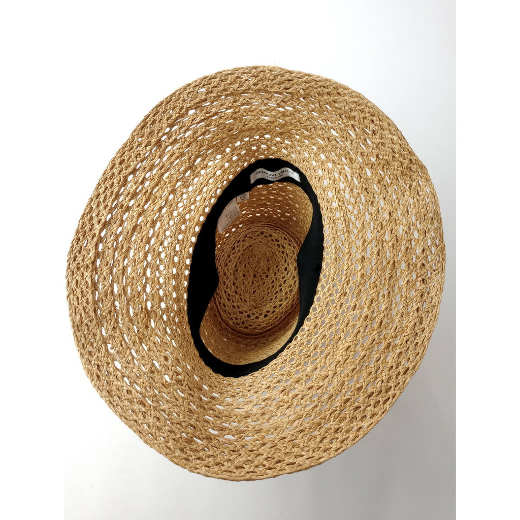 25SS KIJIMA TAKAYUKI キジマタカユキ STRAW HAT ラフィア ストロー ハット 麦わら帽子 ベージュ【中古】