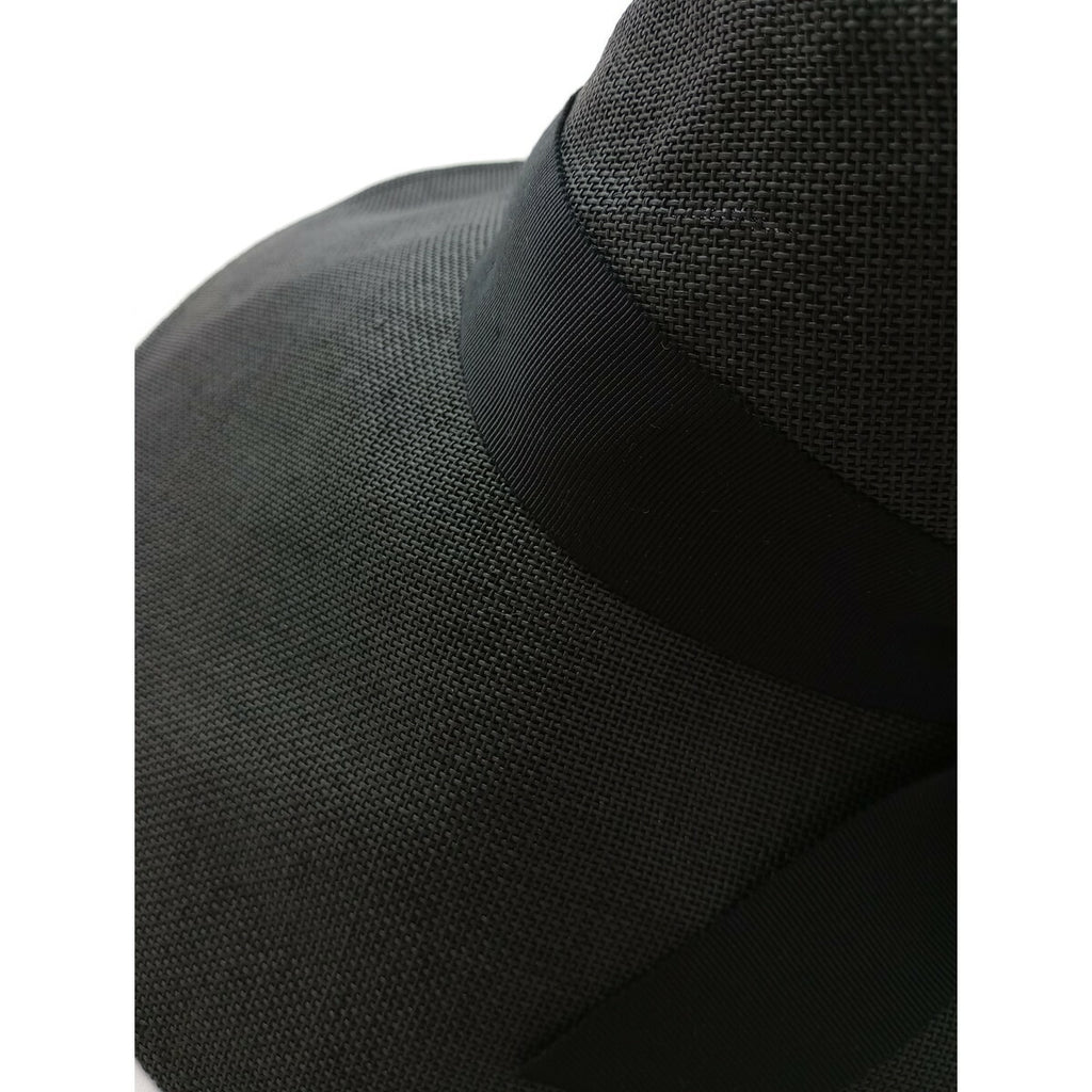 KIJIMA TAKAYUKI キジマタカユキ PAPER CLOTH SOFTHAT（WIDE）ペーパー クロス ソフト ハット 帽子 1 黒 ブラック【中古】