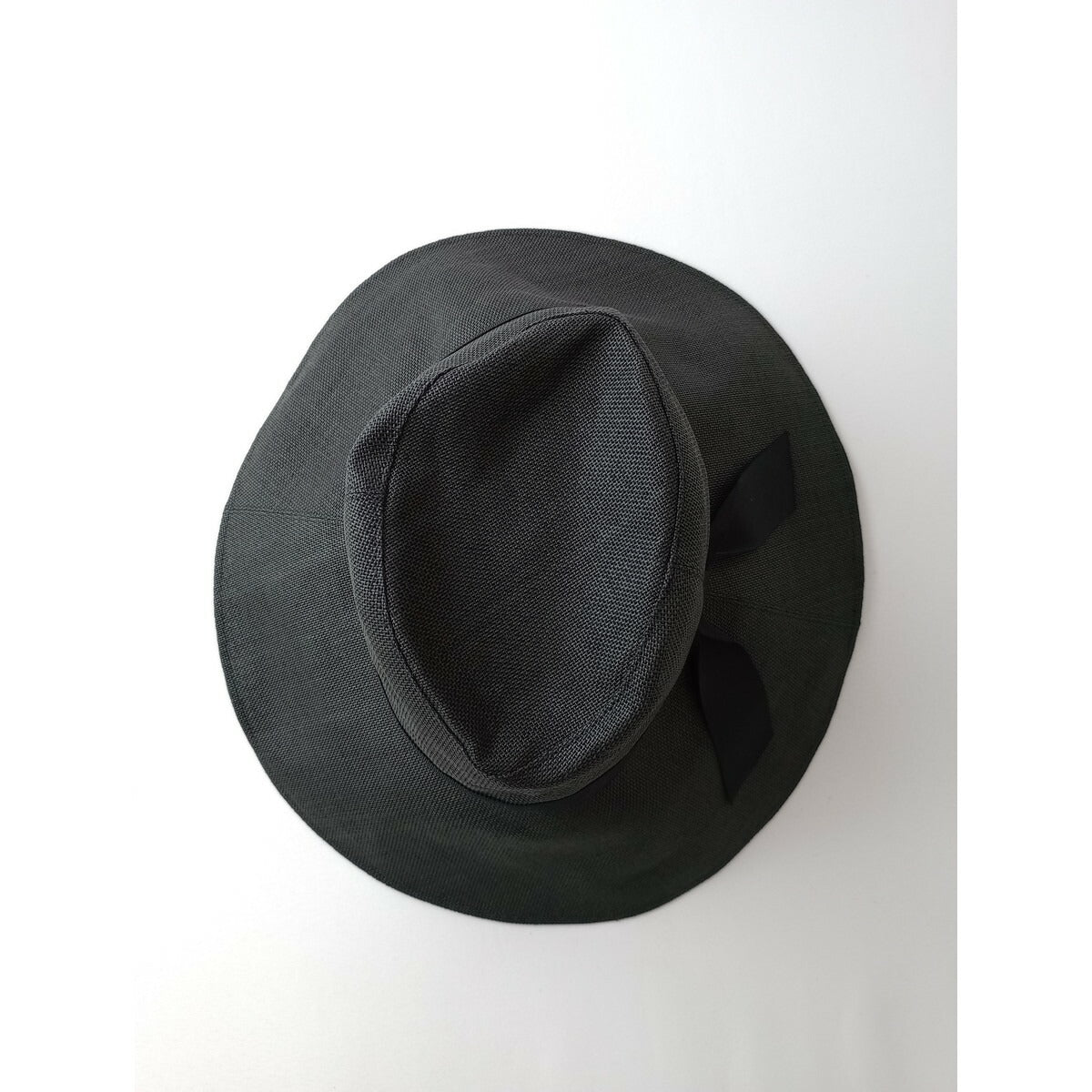 KIJIMA TAKAYUKI キジマタカユキ PAPER CLOTH SOFTHAT（WIDE）ペーパー クロス ソフト ハット 帽子 1 黒 ブラック【中古】