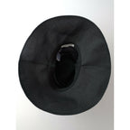 KIJIMA TAKAYUKI キジマタカユキ PAPER CLOTH SOFTHAT（WIDE）ペーパー クロス ソフト ハット 帽子 1 黒 ブラック (AM＋3804)【中古】