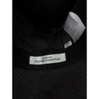 KIJIMA TAKAYUKI キジマタカユキ PAPER CLOTH SOFTHAT（WIDE）ペーパー クロス ソフト ハット 帽子 1 黒 ブラック (AM＋3804)【中古】