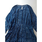 khadi and co BESS NIELSEN カディーアンドコー ベスニールセン インド製 ハンドメイド ロング ワンピース ブルー L【中古】