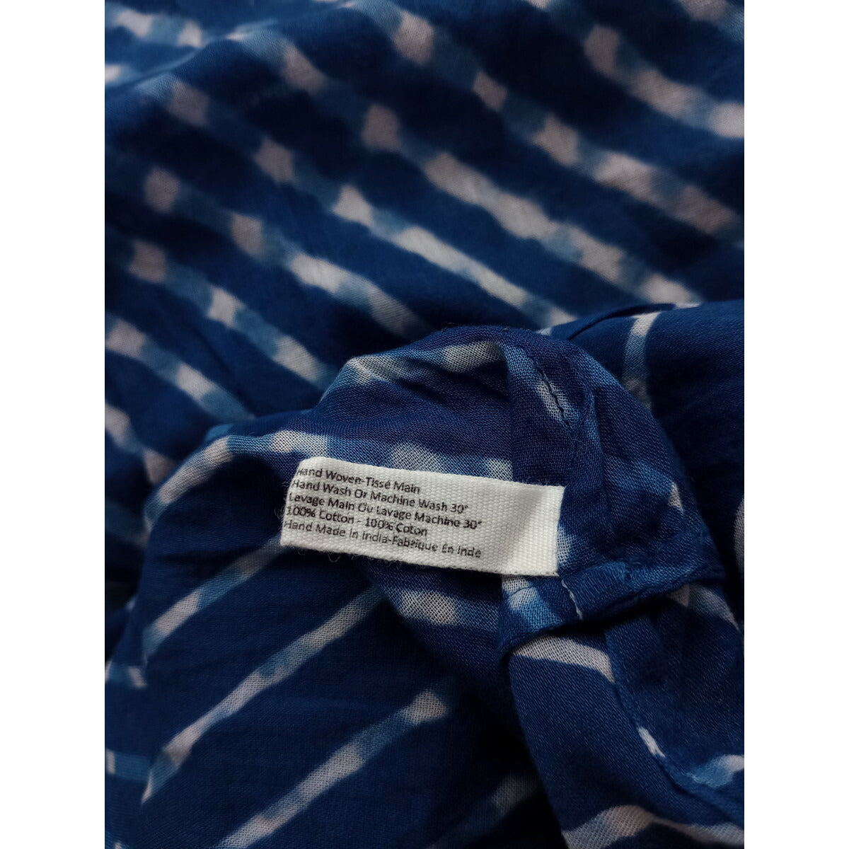 khadi and co BESS NIELSEN カディーアンドコー ベスニールセン インド製 ハンドメイド ロング ワンピース ブルー L【中古】