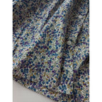 24SS TOUJOURSトゥジューPleated Sleeveless Long Shirtリバティベリーフラワー花柄 コットンシャツスリーブレス ブラウスギャザー2ブルー【中古】