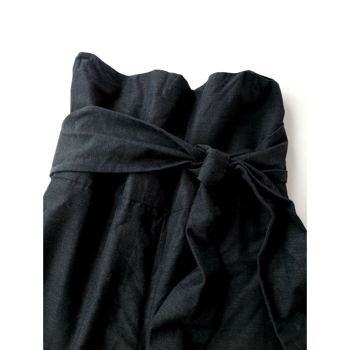 TOUJOURS トゥジュー コットン ウール タイ スタイル パンツ グレー F【中古】