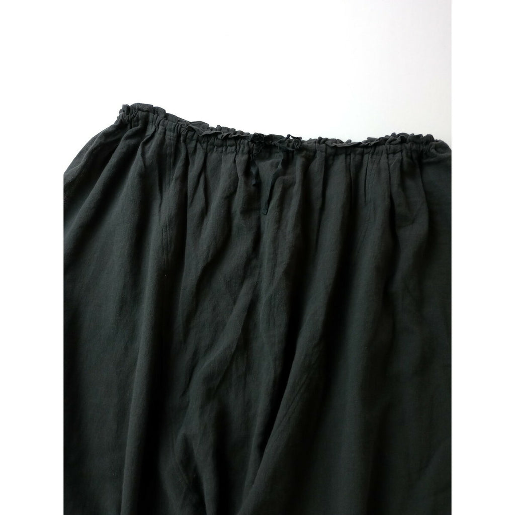mina perhonen ミナペルホネン flower step ペチパンツ 黒 ブラック F【中古】