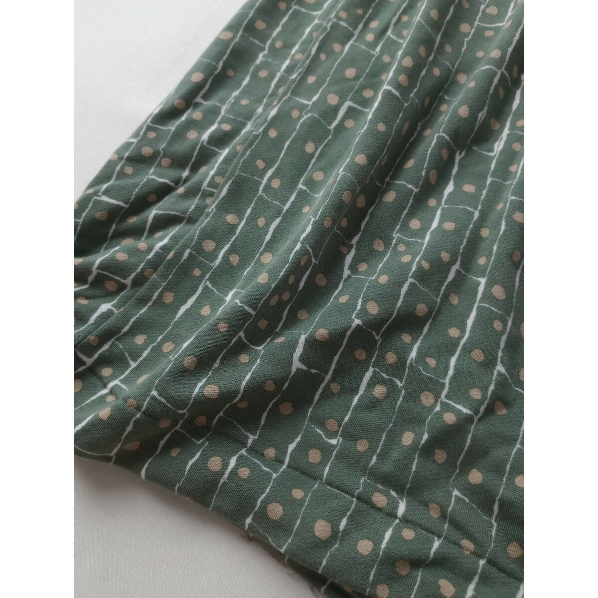 mina perhonen ミナペルホネン winter travel カットソー ロング ワンピース 38 カーキ　中古】