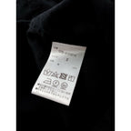24SS MARGARET HOWELL マーガレットハウエル LIGHT LINEN SHIRT リネン 麻 100％ シャツ 長袖　ブラウス　黒 ブラック 2【中古】