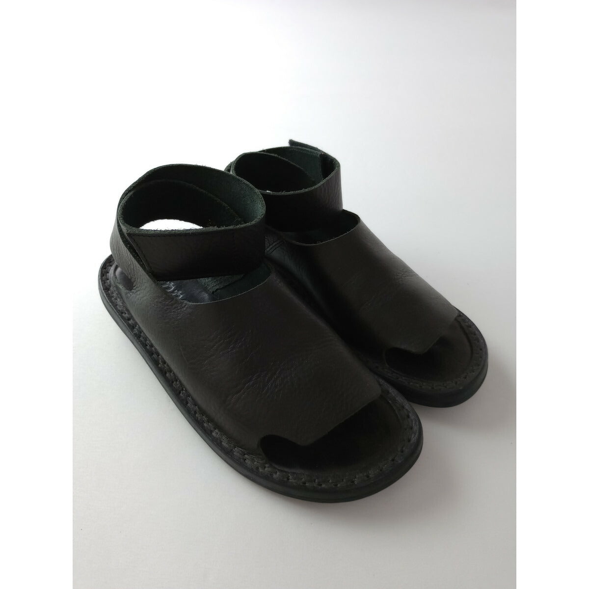 trippen トリッペン ハグ HUG レザー サンダル 黒 ブラック 37 23.5 靴【中古】