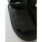 trippen トリッペン ハグ HUG レザー サンダル 黒 ブラック 37 23.5 靴【中古】